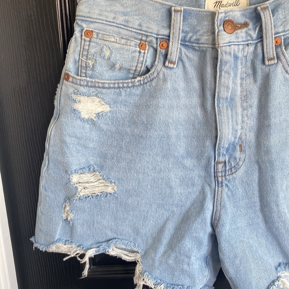 Madewell the mom jean short-Size 26 - Picture 4 of 8